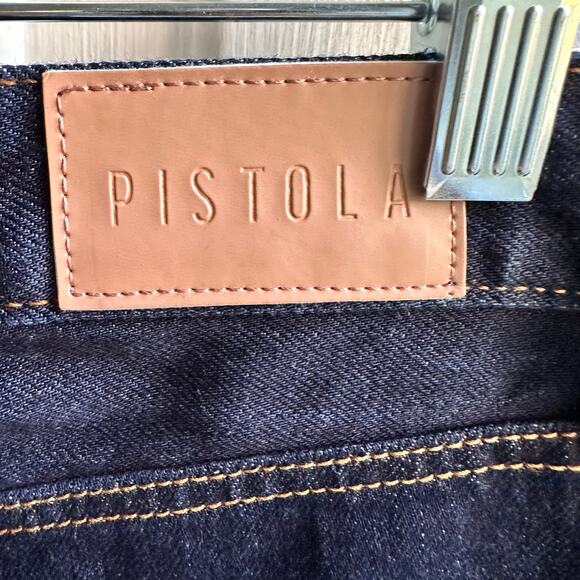 Pistola Ryder Cuffed Straight Dark Wash Jeans - Picture 9 of 11
